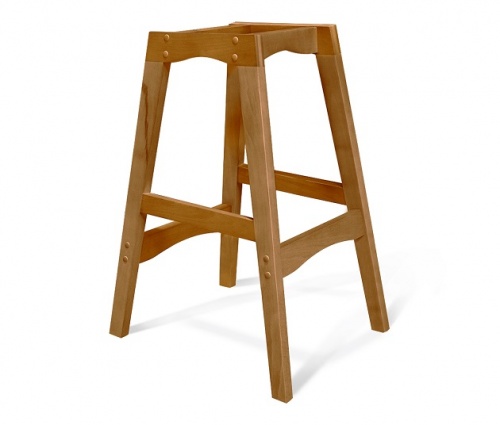 Стул барный Sheffilton SHT-ST19/S65 черный светлый орех 