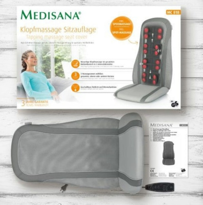 Массажная накидка Medisana MC 818 серый черный