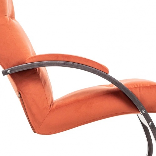 Кресло-качалка Leset Милано венге текстура Velur V39