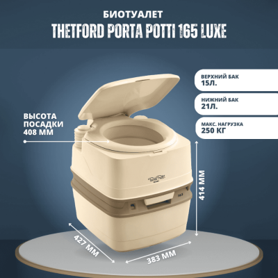 Биотуалет Thetford Porta Potti Qube 165L