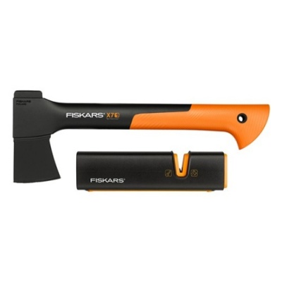 Топор универсальный X7 FISKARS + точилка 1020183