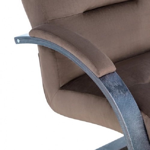 Кресло Leset Монэ венге текстура Velur V23 