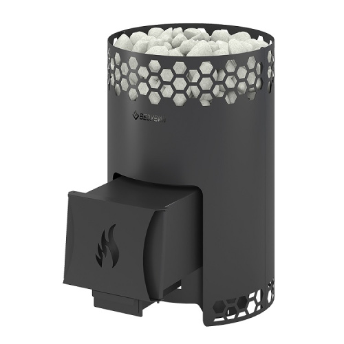 Печь для бани Везувий Чёрная Пчёлка 20