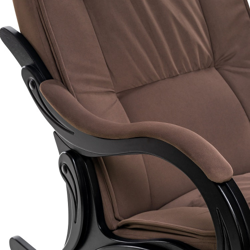 Кресло-качалка Модель 77 Лидер Velutto 23 венге