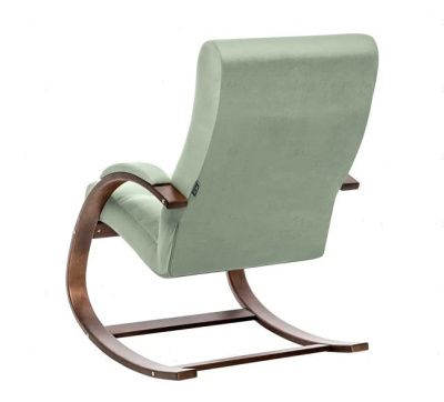 Кресло-качалка Leset Милано орех текстура Velur V14