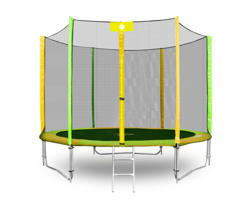 Батут ALPIN SKY ASK-312 с защитной сеткой и лестницей