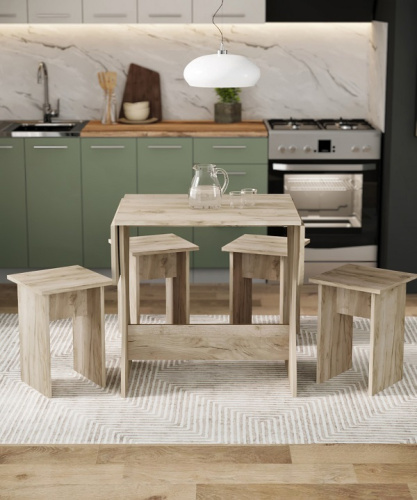 Обеденная группа Остин СН-130 дуб крафт серый 