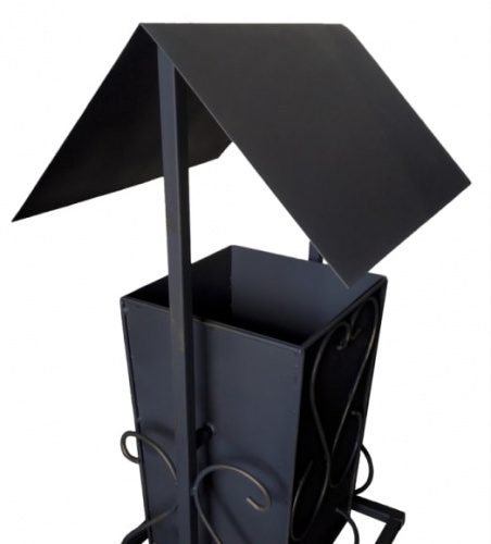 Урна уличная №1 с крышей