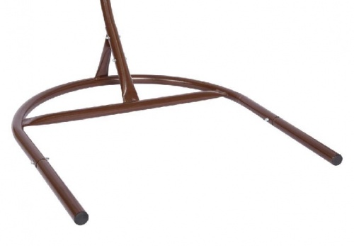 Подвесное кресло Скай 03 коричневый подушка бордовый 