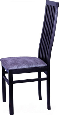 Стул МДК-82.1 Венге Микровелюр серый 