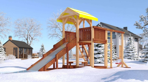 Детская спортивная площадка для дачи Савушка 4 Cезона 5