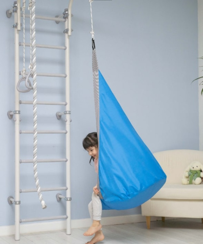 Подвесные детские качели гамак-кокон Romana 1.Д-26.19 (голубой)