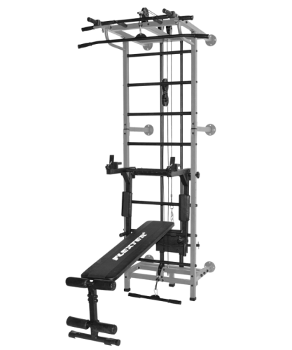 Шведская стенка Крафт SystemLight 3 в 1 серебристо-черный