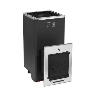 Дровяная печь Вулкан Эльбрус 26 с теплообменником Чугун