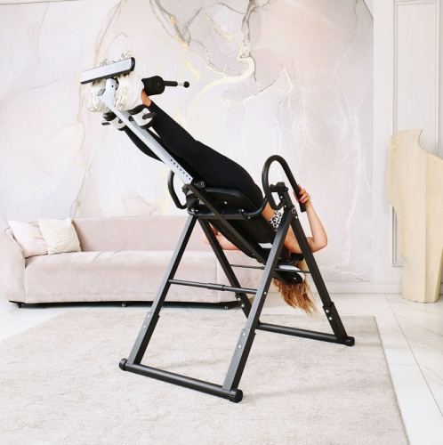 Инверсионный стол складной DFC STYLE чёрный U-образный фиксатор