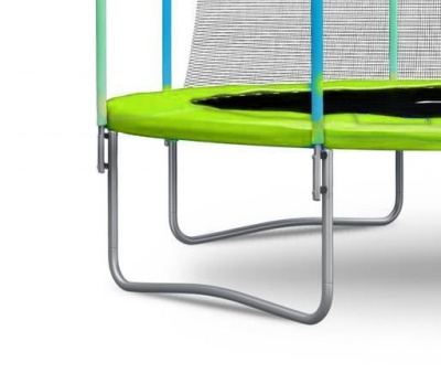 Батут Atlas Sport 374 см (12ft) с внутренней сеткой и лестницей GREEN