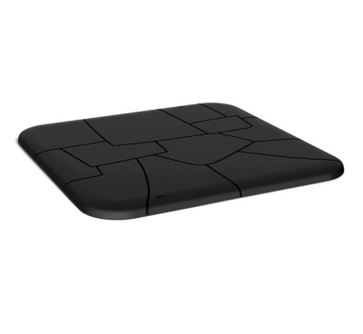 Стол Sheffilton SHT-TU14/TТ 83/83 черный муар золото черный 