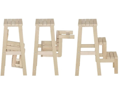 Табурет-стремянка лак 