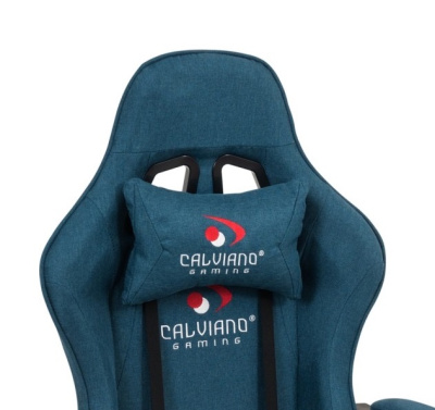 Вибромассажное кресло Calviano ASTI ULTIMATO light blue 