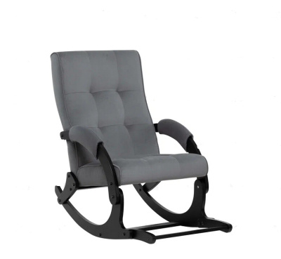 Кресло-качалка Leset Хилл с подножкой венге Velur V32