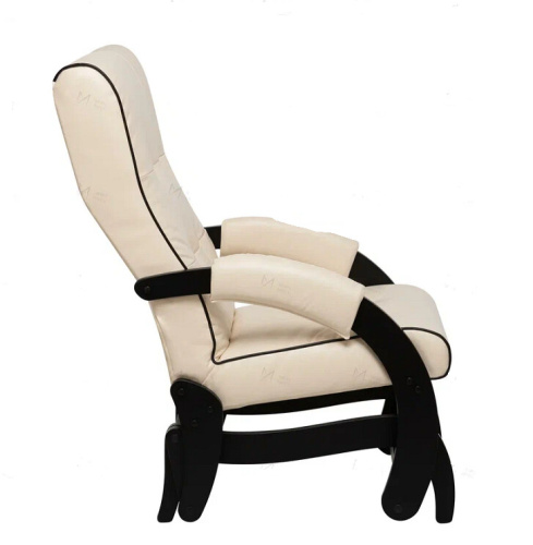 Кресло-маятник Leset Хилл венге Marvel Cream кант Black