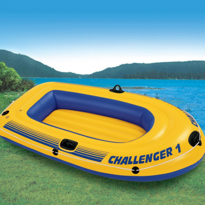 Лодка надувная 193x108x38 см Intex Challenger-1 68365NP (Китай)