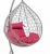 Подвесное кресло Скай 01 графитовый подушка красный 