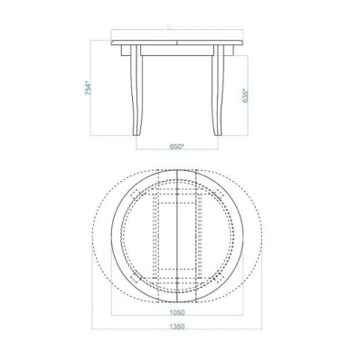 Стол Фидес Black 