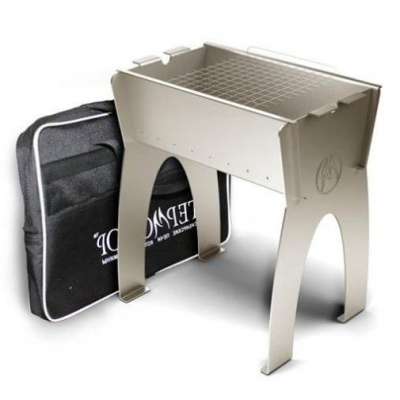 Мангал дровяной сборно-разборный Миртрудмай-2 высокий, с сумкой