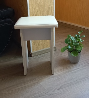 Табурет Аврора СН-122.16 белый ЛДСП белый 