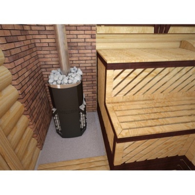 Печь для бани Теплодар Русь-Сетка 18 Л