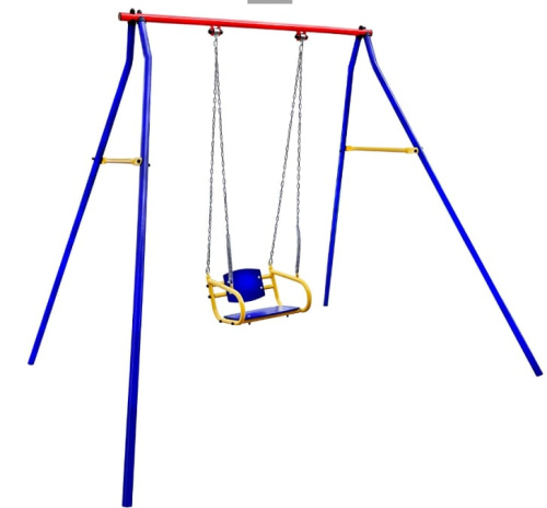 Качели дачные Пионер 1К качели цепные со спинкой
