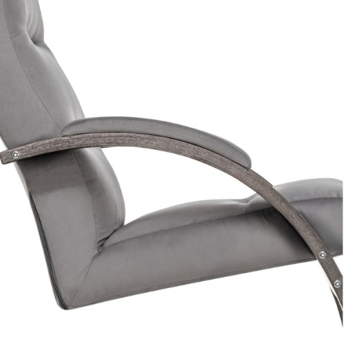 Кресло-качалка Leset Милано венге текстура Velur V32