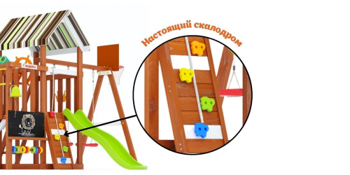 Детская площадка для дачи Савушка TooSun 12 салатовый