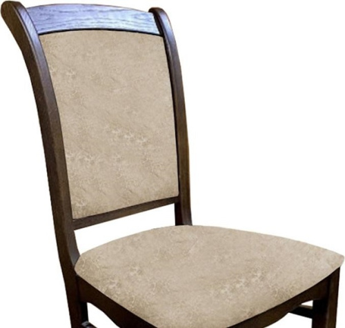 Стул МДК-265 Роми Орех Микровелюр бежевый 