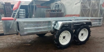 Полуприцеп для мотоблока СпецПрофРесурс ТМ-2500Т (колёса 6-12)