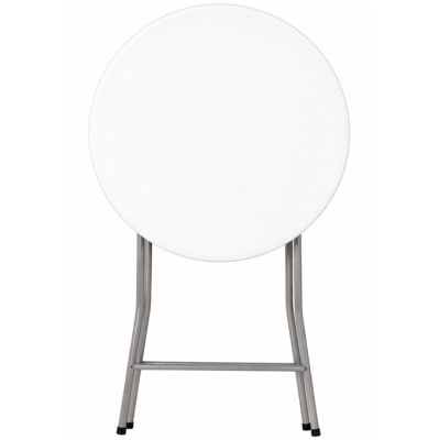 Стол складной круглый Angioletto 80х110 см White