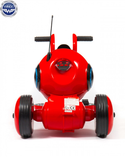 Детский электромобиль-мотоцикл Wingo MOTO Z LUX красный