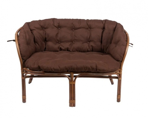 IND Комплект Багама с диваном миндаль матовый подушка коричневая 