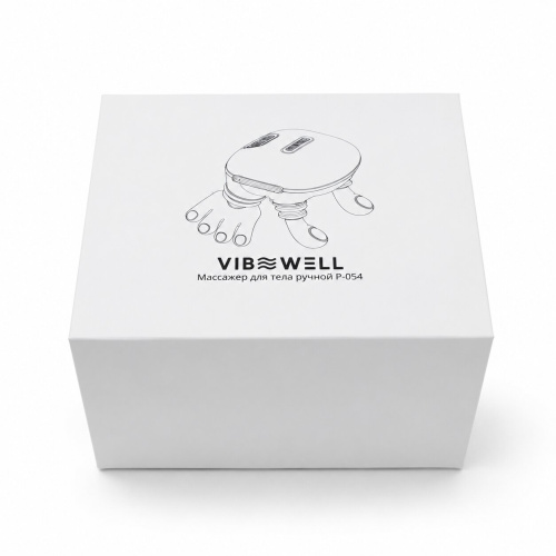 Массажер для тела ручной VibeWell P-054 BROWN