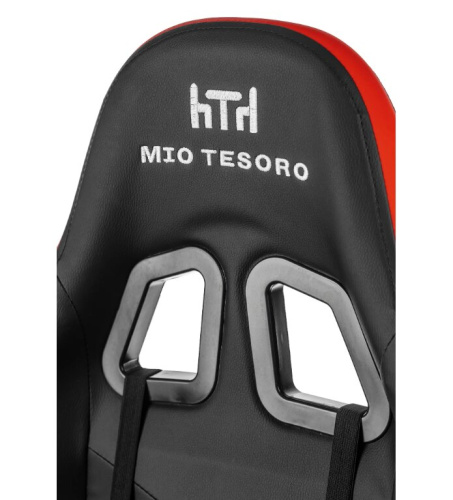 Кресло геймерское Mio Tesoro Норманн 8011 (черный/красный) 