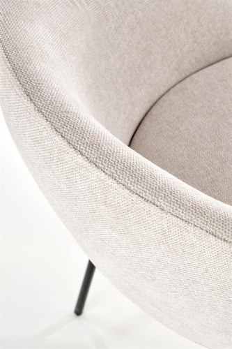 Стул HALMAR K482 бежевый черный 