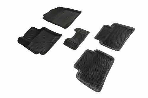 Коврики салона EVA 3D соты для Hyundai Sonata VII 2014-2019 Черные