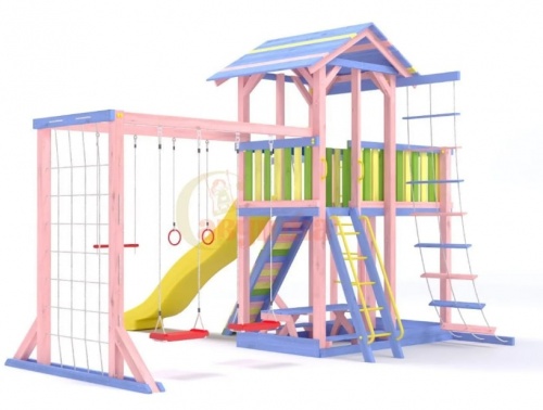 Детская спортивная площадка для дачи Савушка 15 Color-7