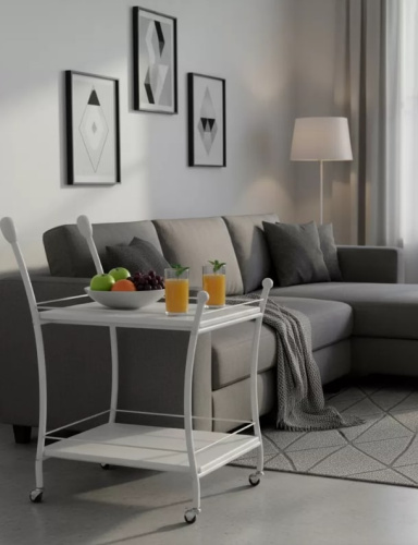 Стол сервировочный Марко белый 