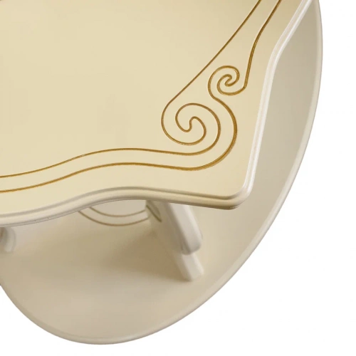 Стол журнальный Берже 3 слоновая-кость 