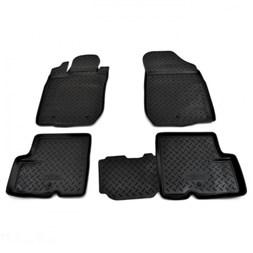 Коврики салона для Renault Logan Черные