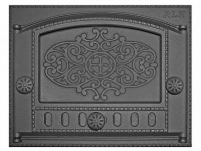 Дверка ДТК-2Б (Р) каминная крашенная с рисунком ДК-2Б