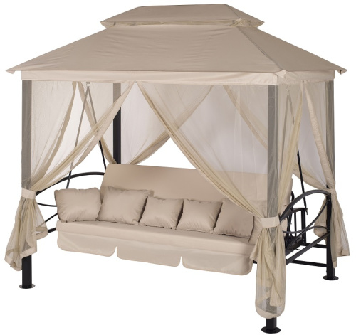 Беседка-качели Пальмира A31BL.T025 бежевый Удачная мебель