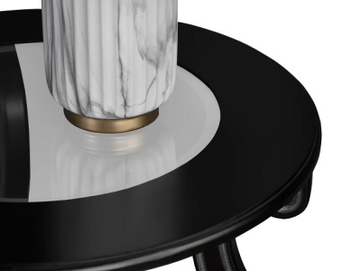 Стол журнальный Грация С на колесах венге серебро 